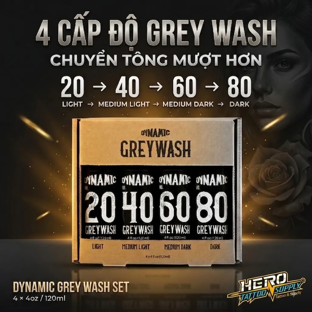 Dynamic Grey Wash Set 4Oz