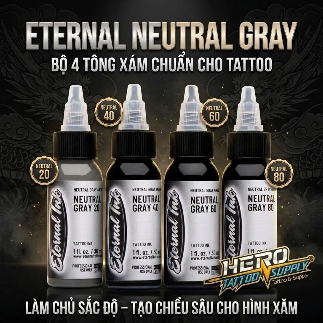 Eternal Ink - Neutral Gray Set 1_2Oz