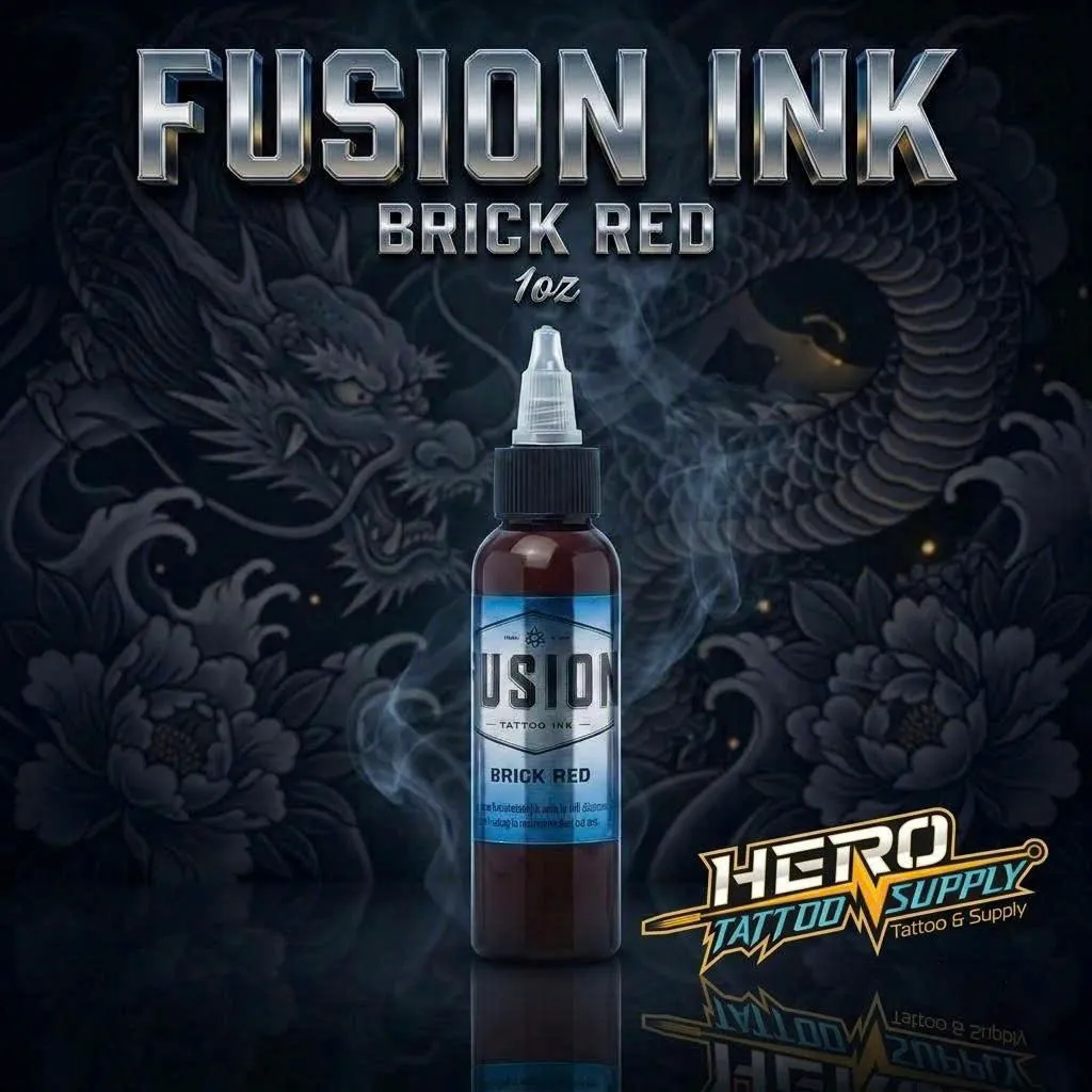 Fusion Ink - Brick Red 1Oz