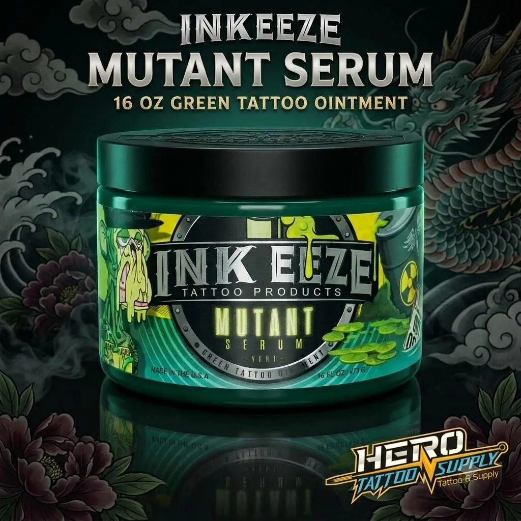 INKEEZE – MUTANT SERUM GREEN TATTOO OINTMENT – 16ozZ