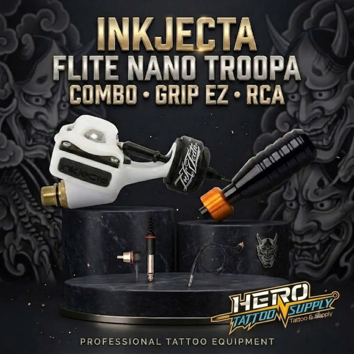 INKJECTA COMBO - GRIP EZ - RCA - FLITE NANO TROOPA
