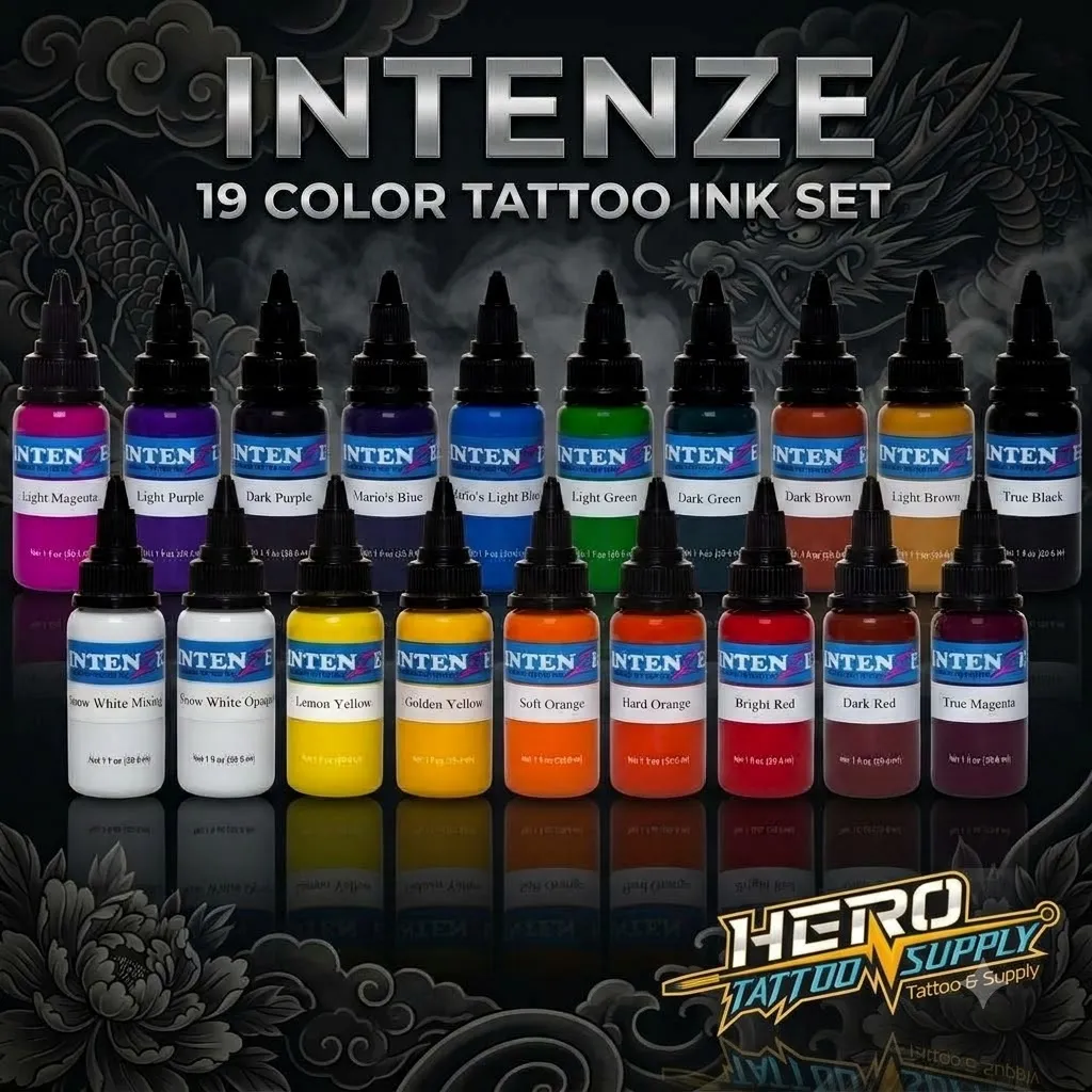 Intenze - 19 Color Tattoo Ink Set