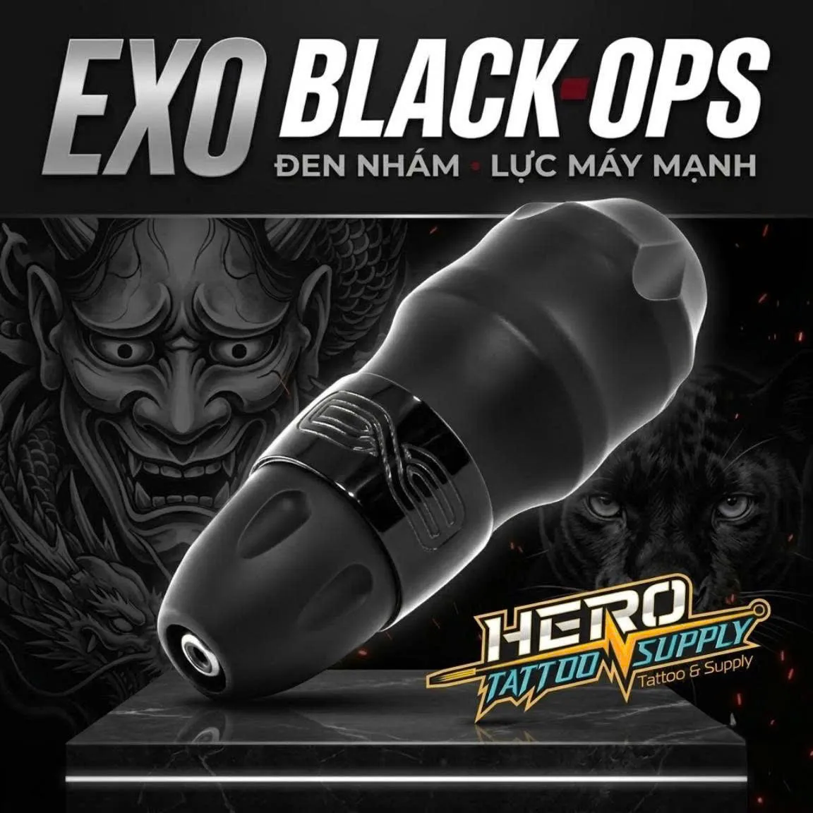 MÁY XĂM EXO Black Ops BẢN ĐEN NHÁM