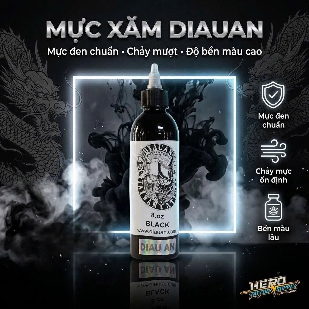 Mực Diau An Black 8Oz