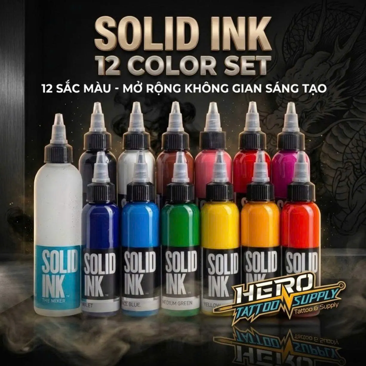Solid Ink - 12 Color Set 1Oz