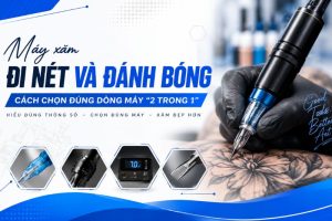 máy xăm đi nét và đánh bóng